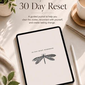 30-dagars återställningsjournal | Guidad transformationsarbetsbok (digital nedladdning)