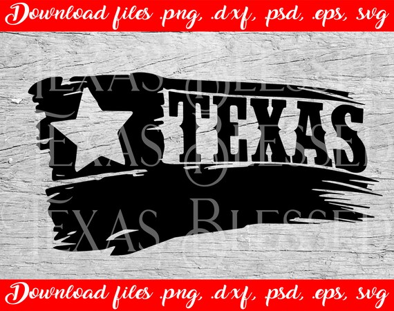 Download Svg Texas Flag Digital File For Cricut Silhouette Photoshop Etsy