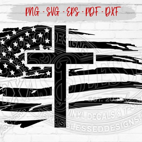 American Flag Svg for Cricut and Silhouette USA Flag Cut - Etsy