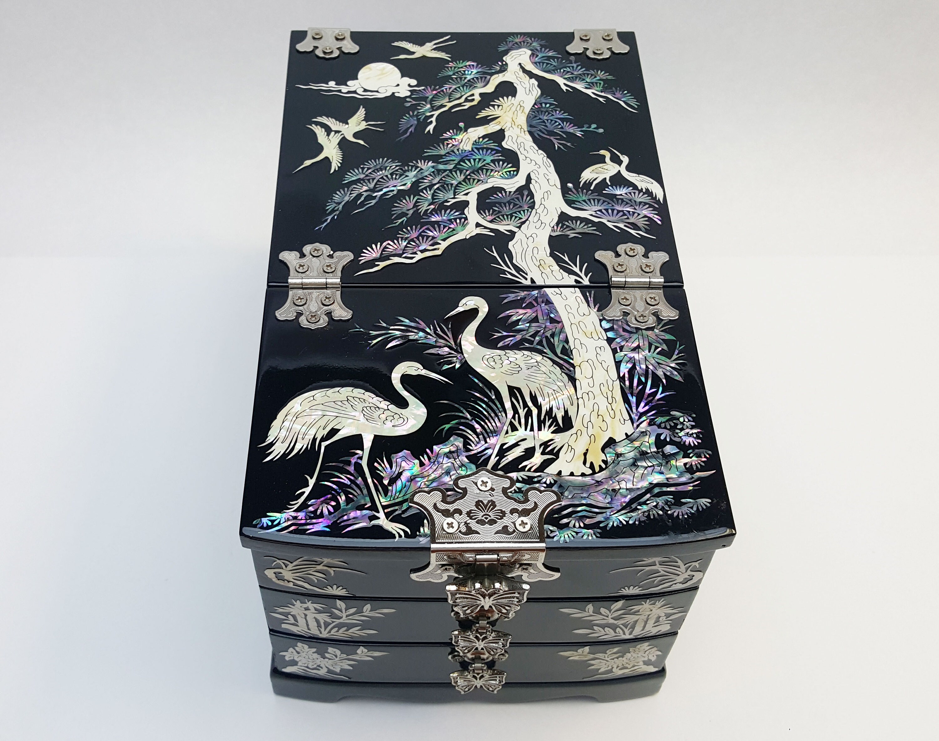 Najeon Chilgi Traditional Korean Dressing Table With Mirror - Etsy