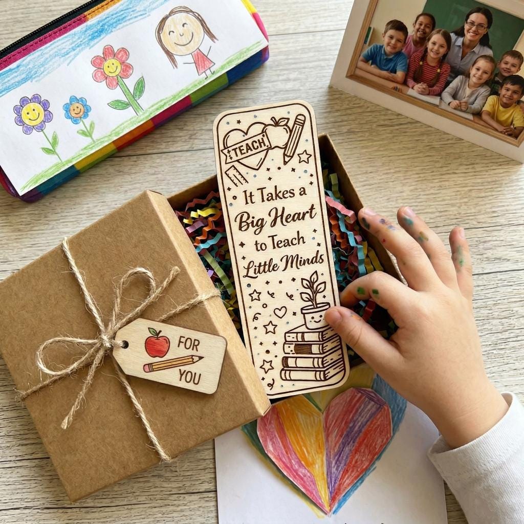 Teacher Appreciation Bookmark SVG Bundle, Laser Cut Files, Teacher Gift ...