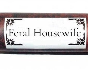 FERAL HOUSEWIFE - Roll on Perfume Oil - Bergamot Camellias Sandalwood