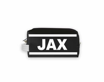 JAX (Jacksonville) City Abbreviation Travel Dopp Kit Toiletry Bag | Travel Gift | Travel Case | Groomsmen Gift | Homesick Gift