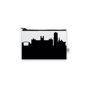 Gainesville FL (University of Florida) Skyline Leinwand Mini Geldbörse | Heimweh Geschenk | Reise-Liebhaber Geschenk | Geschenke für Sie