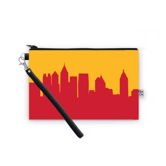 Atlanta Hawks Basketball Arena Skyline Game Day Wristlet| Arena