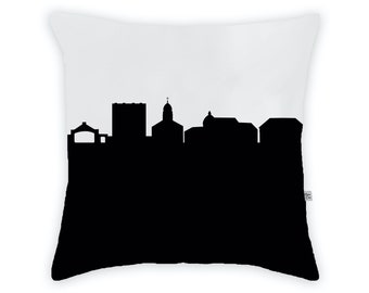 Dayton OH (University of Dayton) Skyline Large Throw Pillow | Homesick Gift | Moving Gift | Airbnb Decor | Realtor Client Gift