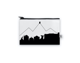 Ljubljana Slovenia Skyline Canvas Mini Purse | Homesick Gift | Travel Lover Gift | Gifts for Her | Ljubljana Gifts