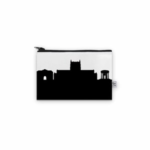 Tulsa OK (Universidade de Tulsa) Skyline Canvas Mini Bolsa | Presente com saudades de casa | Presente para amante de viagens | Presentes para ela | Presentes em Tulsa
