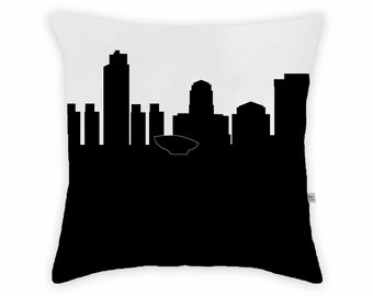 Albany NY Skyline Large Throw Pillow | Homesick Gift | Moving Gift | Airbnb Decor | Realtor Client Gift | Albany Gifts