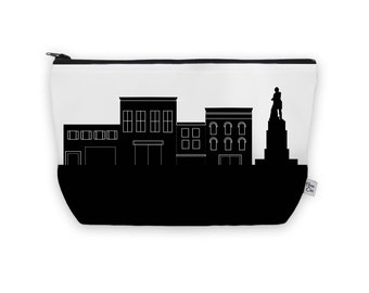 Perrysburg OH Skyline Cosmetic Makeup Bag | Travel Gift | Travel Case | Bridesmaid Gift | Graduation Gift | Perrysburg Gifts