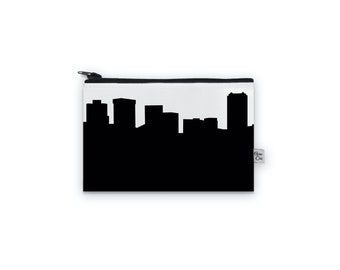 Norfolk VA Skyline Canvas Mini Geldbörse | Heimweh Geschenk | Reise-Liebhaber Geschenk | Geschenke für Sie | Norfolk Geschenke