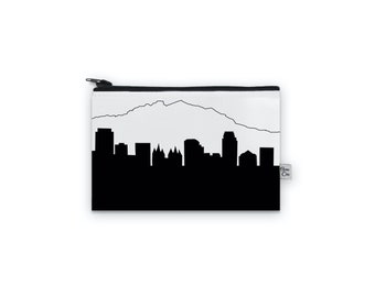 Salt Lake City UT Skyline Canvas Mini Geldbörse | Heimweh-Geschenk | Geschenk für Reiseliebhaber | Geschenke für Sie | Geschenke aus Salt Lake City