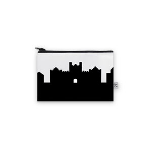 Wooster Ohio (College of Wooster) Skyline canvas mini-portemonnee | Cadeau voor heimwee | Cadeau reisliefhebber | Cadeaus voor haar