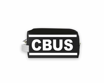 CBUS (Columbus) City Abbreviation Travel Dopp Kit Toiletry Bag | Travel Gift | Travel Case | Groomsmen Gift | Homesick Gift | Columbus Gifts