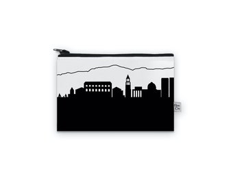 Split Croatia Skyline Canvas Mini Purse | Homesick Gift | Travel Lover Gift | Gifts for Her | International Gifts