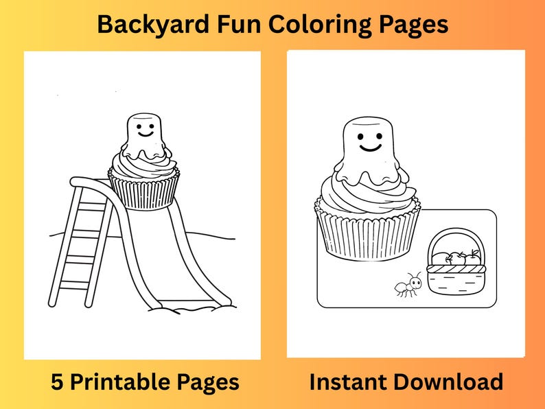 Outdoor Coloring Pages Printable PDF, Kids Activity Coloring Pages ...