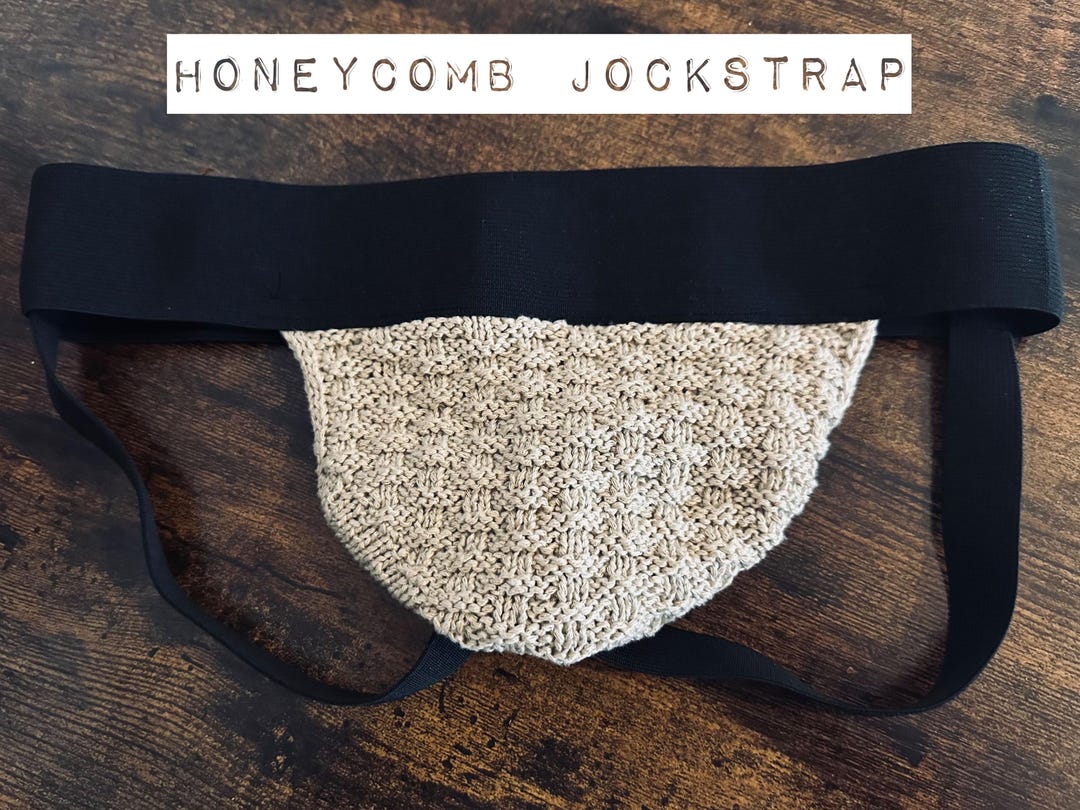 Knitted Honeycomb Jockstrap (pattern Only) English - Etsy