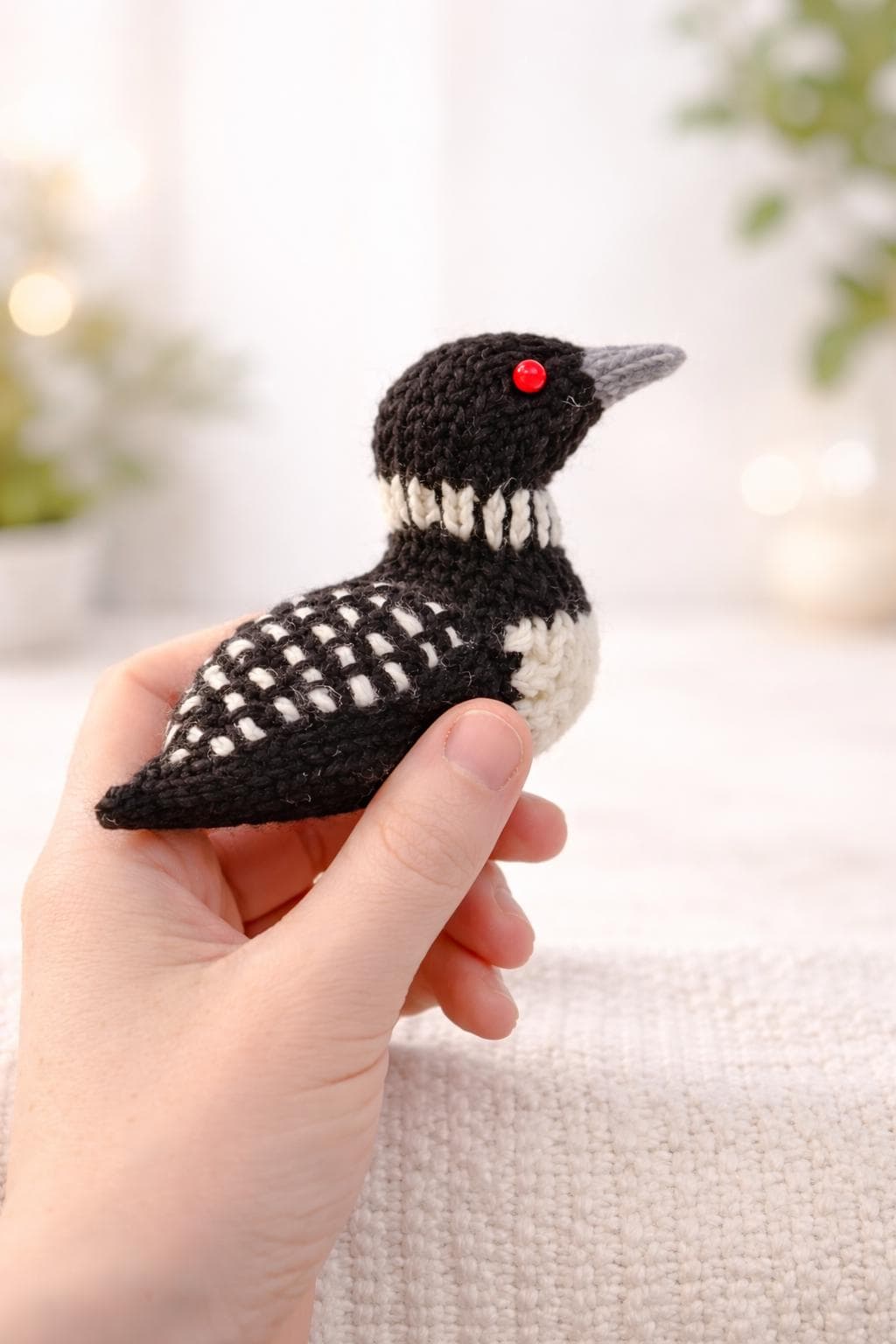 Little Loon Knitting Pattern – Seamless Bird Softie (PDF Pattern) - Etsy