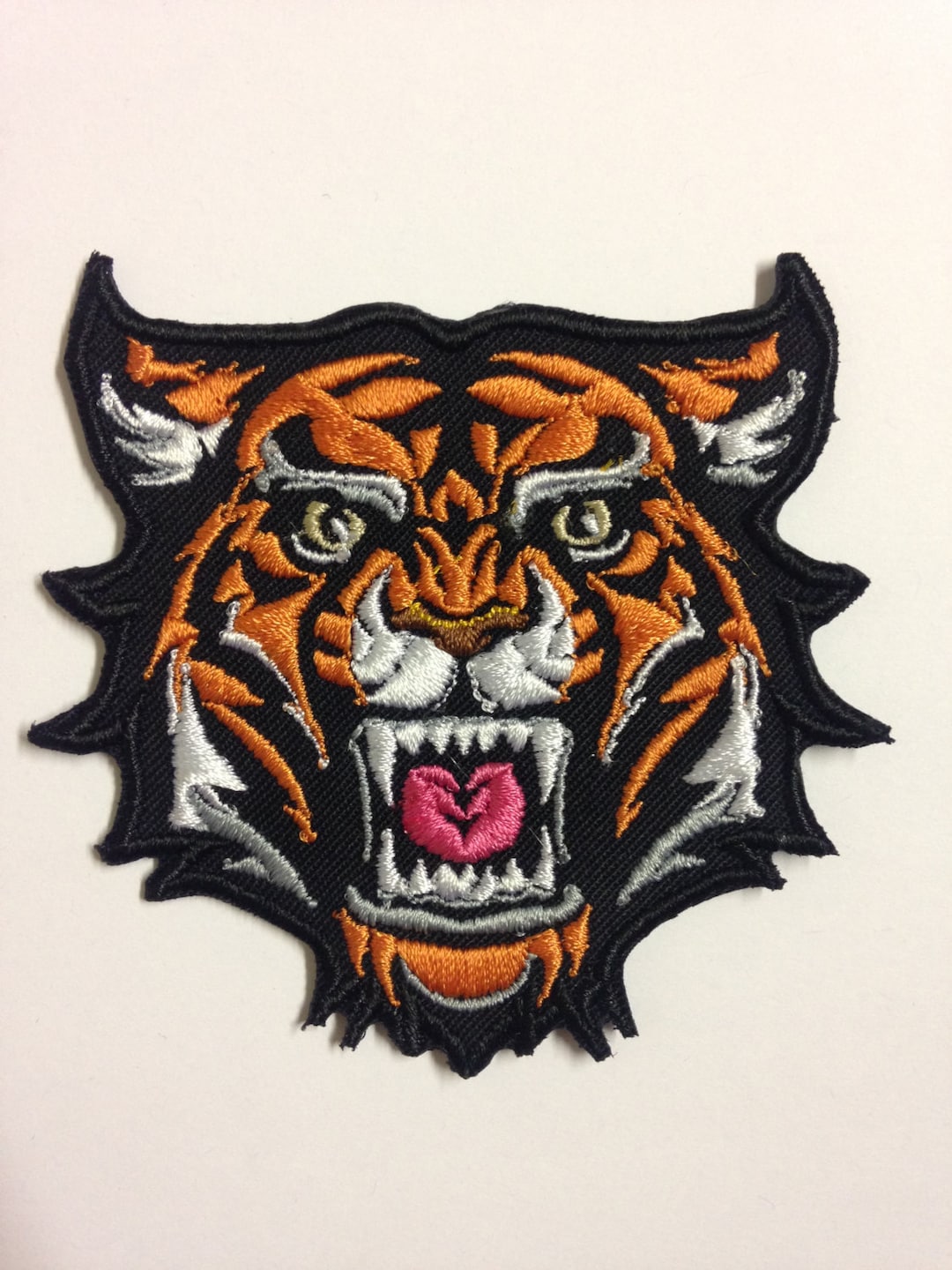 Embroidered Tiger Head Applique Embroidered Patch IRON on Etsy