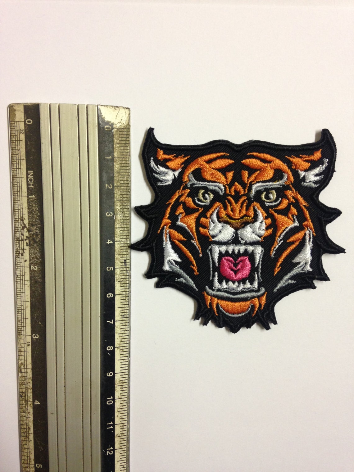 Embroidered Tiger Head Applique Embroidered Patch IRON on Etsy