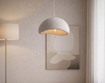 Lampadario a sospensione nordico Wabi Sabi, minimalista, stile giapponese, per sala da pranzo.