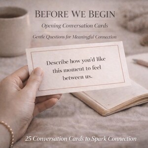 始める前に – カップル向け会話カードデッキ | 意図設定と感情的な安心感 | 印刷可能なゲーム
