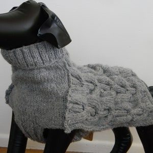 Crew Neck Dog Sweater
