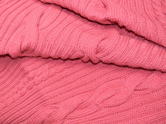Salmon Pink Throw Etsy UK