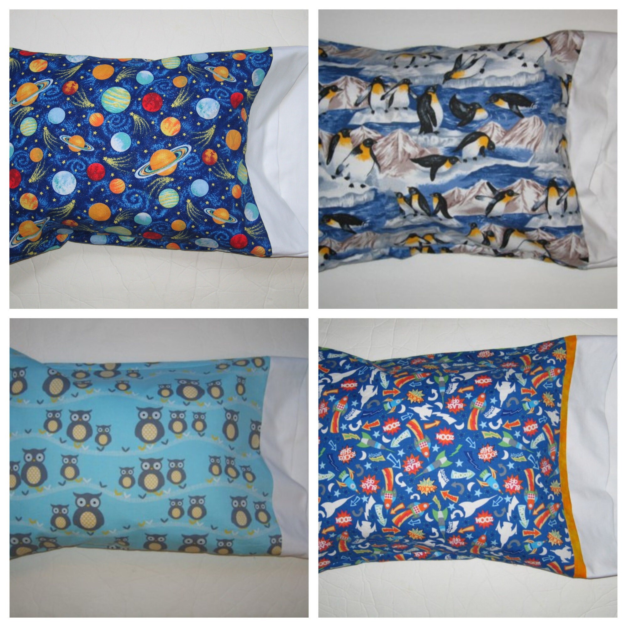 Baby or Toddler Travel Pillow Cases Outer Space Etsy