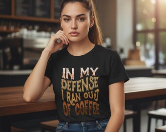 Retro Coffee Lover Shirt | Funny Work Shirt, Vintage Typography Top