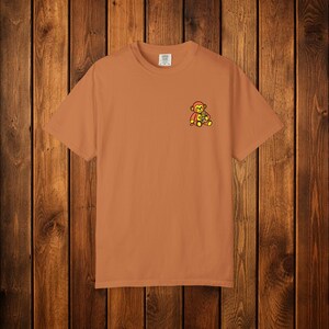 Monkey Punch Embroidered Heavyweight T-Shirt | Minimalist Meme Top Yam