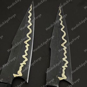 Kupfer Damast Kochmesser Handmade Küchenmesser Professionelle Kochen Kulinarisches Geschenk für Ihn Sie Bild 9