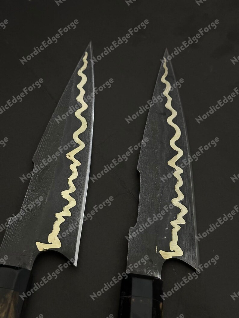 Kupfer Damast Kochmesser Handmade Küchenmesser Professionelle Kochen Kulinarisches Geschenk für Ihn Sie Bild 9