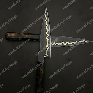 Kupfer Damast Kochmesser Handmade Küchenmesser Professionelle Kochen Kulinarisches Geschenk für Ihn Sie Bild 4