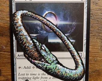 Sol Ring | Magic The Gathering Hand Painted Card Alter