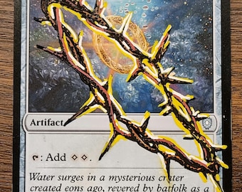 Sol Ring | Magic The Gathering Hand Painted Card Alter