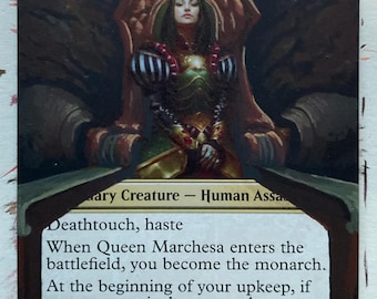 Queen Marchesa | Magic The Gathering Hand Painted Card Alter