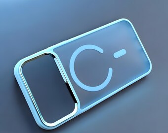Matte Translucent MagSafe iPhone Case – Wireless Charging, Slim Fit
