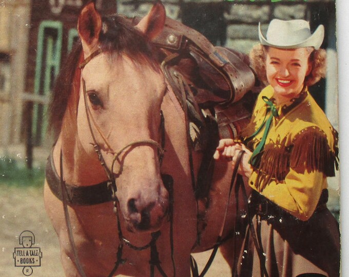 Dale Evans and Buttermilk Vintage 1956 Cowgirl Book Etsy