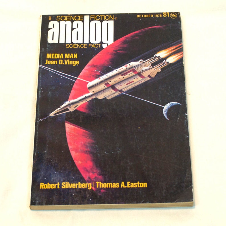 Analog SciFi Mag Oct 1976 vintage Science Fiction Stories Etsy