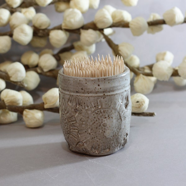 Ceramic Toothpick Holder Etsy