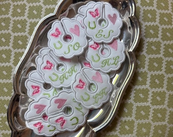 Embroidered Custom Wine Tags