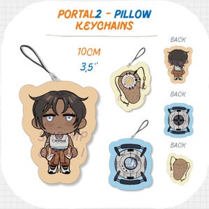 PORTAL 2 - Pillow Keychains