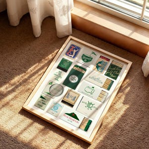 Golf Courses Matchbook Print | Classic Country Club Decor (Digital Download) bild 3