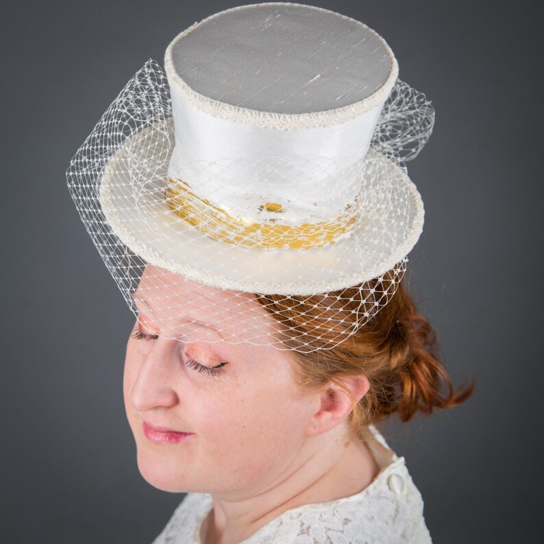 bridal top hat