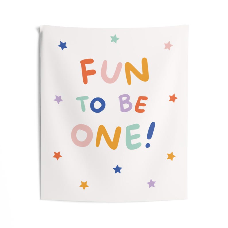Whimsical 'Fun To Be One' Birthday Party Theme Banner