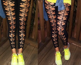 Legging cortada shop