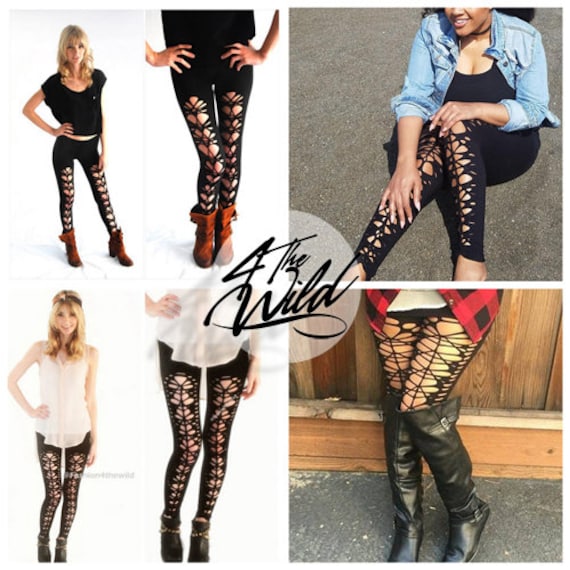 Leggins cortados hotsell