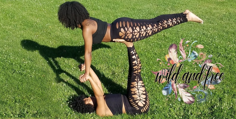 Sexy Leggings// Braided Leggings Yoga Dance Leggings Club Wear Festival Pants yoga pants active wear sexy yoga pant club clothe cut tights image 7