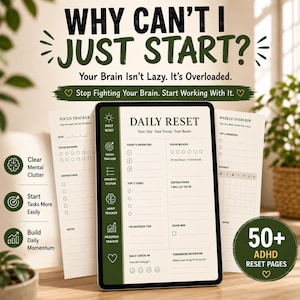 You Can’t Start the Day Until Your Brain Feels Safe | ADHD Daily Reset System for Focus, Overwhelm & Executive Dysfunction